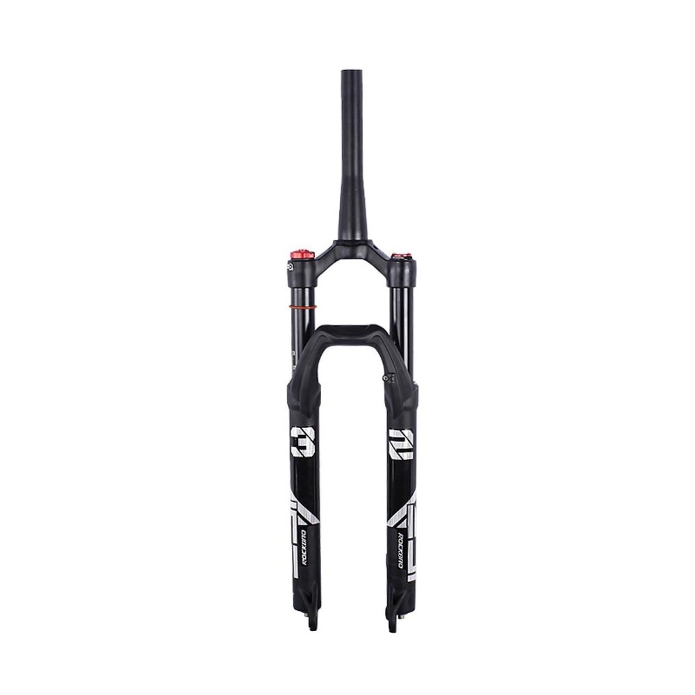 keynoyin 26/27.5/29 Inch Mountain Bike Front Fork 120 Stroke Dam Pneumatic Suspension Front Fork-Quick dismantling Spinal Canal/Shoulder Control (Without Dam)-26 inches