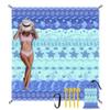 Vigesun Beach Blanket Waterproof Sandproof Oversized 9 Ft X 10 Ft Sand Free Extra Large Beach Mat with 4 Corner Pockets and Stakes Lightweight Portable for Beach Picnic Travel Camping Outdoor view 1