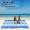 Vigesun Beach Blanket Waterproof Sandproof Oversized 9 Ft X 10 Ft Sand Free Extra Large Beach Mat with 4 Corner Pockets and Stakes Lightweight Portable for Beach Picnic Travel Camping Outdoor view 4