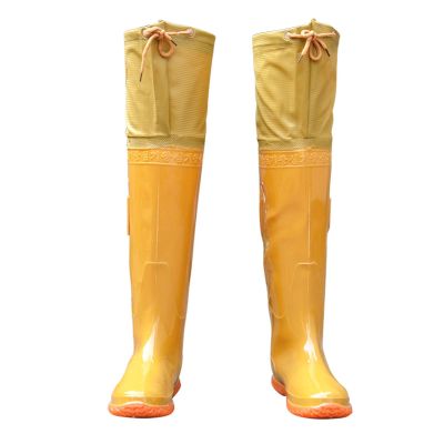 JCWGLY PVC Waterproof Waders Boots for Fishing and Hunting Hip Boots Wading Boots for Men and Women Lightweight and Flexible(8)