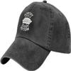 TANGZHONGK Nobody Likes A Soggy Bottom Hat for Mens Womens Outdoor Sport Washed Cotton Denim Trucker Hats Adjustable Black view 1