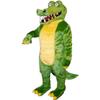 Brawny Gator Mascot - Sales Suit Animal Mascot Costume Party Carnival Costumes With Fan Inside the Head view 1