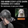SKIOVEMI 4K HD Night Vision Binoculars, 2.7 ' Large Screen Digital Infrared Night Vision Goggles Camera Save Photo and Video with 32GB Memory Card - 8X Digital Zoom, NVG Visual Distance 350M view 2