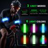 Light Up LED Armband for Running Walking at Night,Reflective Arm Bands for Runners,Rechargeable Jogging Lights,High Visibility Night Running Safety Gear Adjustable Running Women Men Kids (Green) view 3