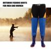 JCWGLY Men and Women Hip Waders Boots with Pockets PVC Lightweight Waterproof Hip Boots Wading Boots for Fishing and Hunting(6.5) view 3