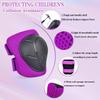 Kids/Youth Knee Pads and Elbow Pads Set for Kids 3-14 Years Boys Girls Protective Gear Set Adjustable Knee Pads, Elbow Pads, Wrist Guards Skateboard Skating Skiing Cycling Biking Running Scooter view 2