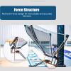 Metal Basketball Return System, Shooting Basketball Rebounder Device, Portable Easy Fold Hanging Basketball Return Attachment view 3