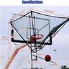 Return System for Basketball, Shooting Basketball Rebounder Device with 180 Return Chute view 2