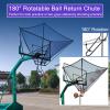Hanging Basketball Shot Return Net for Kids/Youth/Adults, Outdoor Folding Basketball Training Rebounder Attachment System with Carry Bag, Easy to Set Up view 3