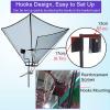 Hanging Basketball Shot Return Net for Kids/Youth/Adults, Outdoor Folding Basketball Training Rebounder Attachment System with Carry Bag, Easy to Set Up view 4