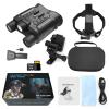 SKIOVEMI 4K Night Vision Binoculars for Adults, 2.7'' Large Screen Night Vision Goggles - Head Mounted, NVG Digital Night Vision with Elastic Head Strap and 32GB Memory Card view 1