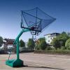 Basketball Rebounder Return System, Outdoor Indoor 180 Rotatable Hanging Basketball Shot Returner for Basketball Goal Free-Throw Practice view 2