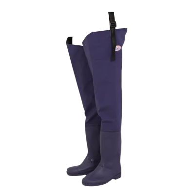 JCWGLY Outdoor Fishing Waders Boots for Men and Women Lightweight Waterproof Hip Boots 80cm High Non-Slip Wading Boots(7.5)