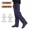 JCWGLY Outdoor Fishing Waders Boots for Men and Women Lightweight Waterproof Hip Boots 80cm High Non-Slip Wading Boots(7.5) view 2