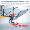 Basketball Shooting Machine Metal Basketball Rebounder Attachment, Sport Basketball Return System for Hoop  Rim view 4
