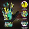 Veltine Sports Soccer Goalie Gloves, Football Goalkeeper Gloves for Kids Boys Children Youth with 4mm Latex Super Grip Palm (Fluroscent Yellow, Size 8 Suitable for Size M-L Adult) view 2