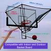 Basketball Shot Trainer Return System for Traditional Pole and Wall Mounted Backboard, Kids Adults Basketball Training Equipment for Shot Training Efficiency view 3