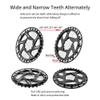 Mountain Bike Crankset,110/127/140/150/155/160MM Bike Crank Arms, Hollow Integrated Folding Bicycle Crank With 28/30/32/34/36T Single Speed Round Narrow Wide Chainring 7-12S With BB(32T,110mm) view 3