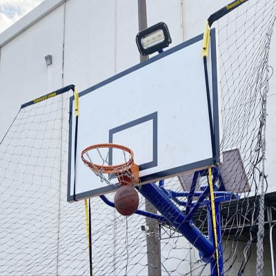 Large Basketball Ball Return with Net, Automatic Shooting Practice Aid for 3-Pointers/Jump Shots Practice, Traditional Pole & Wall Mounted Hoops Rebounder