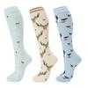 fenglaoda Compression Socks for Women Men 3 Pairs Graduated Compression Support Circulation Socks for Nurses view 1