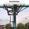180 Degree Rotatable Chute Shot Returner, Heavy Duty Basketball Rebounder Return System, Shot Trainer view 4