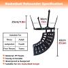 Plastic Basketball Rebounder Return System, Outdoor Hanging Shot Returner for Efficient Shooting, Adults Kids Basketball Hoop Ball view 3