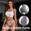 Custom Thongs for Women Customize Your Own Image Text Customized Briefs Underwear with Photo Customized Sexy Funny Underwear for Women Lover Mom Wife Anniversaries 2 Sides Design 3X-Large Pink view 3