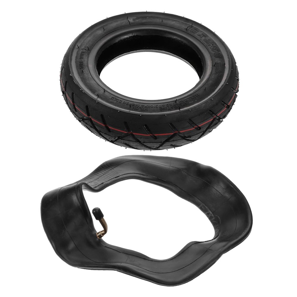 BESPORTBLE 2pcs Pneumatic Scooter Wheel Replacement Tire Easy Installation Tires for Electric Scooters Enhanced Traction Compatible with Various Models