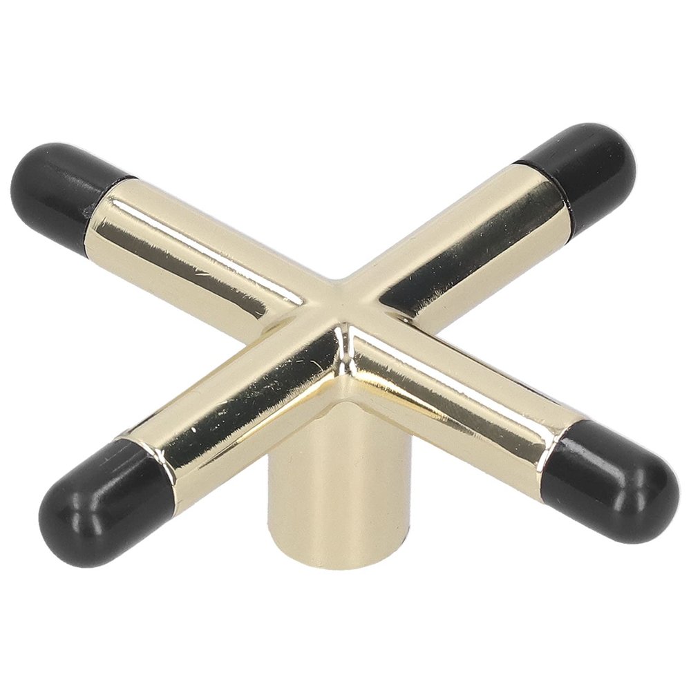 LOCADENCE Metal Bridge Head, High Short Copper Billiard Pool Cue Bridge Head, Pool Cue Rest Bridge Head for Household Billiard Tables or Billiard Hall (cross)
