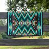 EQUIEMPRESS Horse Western Ranch Saddle pad/New Zealand Wool Western Saddle Blanket Top Wool Pad Sensor Flex (Customization Available) A228 (36" x 40") view 1