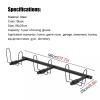 WDJBPSH Wall Mounted Display Boxing Glove Holder, Black Powder Coated Storage Rack with Metal Hook, Hold 2/3 / 4/5 Pair of Training Gloves Dryer(96cm/37.7in Long) view 2