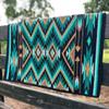 EQUIEMPRESS Horse Western Ranch Saddle pad/New Zealand Wool Western Saddle Blanket Top Wool Pad Sensor Flex (Customization Available) A228 (36" x 42") view 2