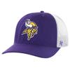 47 Men's Purple/White Minnesota Vikings Team Unstructured Trucker Adjustable Hat view 1