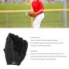 NOENNULL Baseball Glove Ergonomic PU Leather Baseball Mitts Softness Professional Baseball Fielding Glove Softball Mitts for Youth Adult (12.5 Inch) view 3