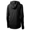 Cutter & Buck Women's Black Green Bay Packers Adapt Eco Knit Hybrid Recycled Full-Zip Jacket view 3
