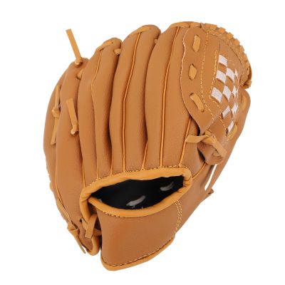 NOENNULL Baseball Glove Ergonomic PU Leather Baseball Mitts Softness Professional Baseball Fielding Glove Softball Mitts for Youth Adult (10.5 Inch)