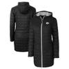 Cutter & Buck Women's Black Kansas City Chiefs Rainier PrimaLoft- Eco Insulated Full-Zip Hoodie Long Coat view 1