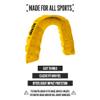 2 Pack Nxtrnd Classic Mouthguard, Custom Fit Sports Mouthpiece for Football, Boxing, MMA, Basketball, Hockey, Lacrosse, Youth & Adult (Yellow) view 2