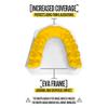 2 Pack Nxtrnd Classic Mouthguard, Custom Fit Sports Mouthpiece for Football, Boxing, MMA, Basketball, Hockey, Lacrosse, Youth & Adult (Yellow) view 3