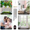 Breast Cancer Awareness Ribbon Wind Chimes Wooden Outside Windchime Memorial Wind Chimes for Garden Home Decoration view 4