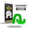 2 Pack Nxtrnd Classic Mouthguard, Custom Fit Sports Mouthpiece for Football, Boxing, MMA, Basketball, Hockey, Lacrosse, Youth & Adult (Green) view 4