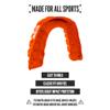 2 Pack Nxtrnd Classic Mouthguard, Custom Fit Sports Mouthpiece for Football, Boxing, MMA, Basketball, Hockey, Lacrosse, Youth & Adult (Orange) view 2