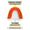 2 Pack Nxtrnd Classic Mouthguard, Custom Fit Sports Mouthpiece for Football, Boxing, MMA, Basketball, Hockey, Lacrosse, Youth & Adult (Orange) view 3