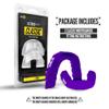 2 Pack Nxtrnd Classic Mouthguard, Custom Fit Sports Mouthpiece for Football, Boxing, MMA, Basketball, Hockey, Lacrosse, Youth & Adult (Purple) view 4