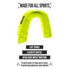 2 Pack Nxtrnd Classic Mouthguard, Custom Fit Sports Mouthpiece for Football, Boxing, MMA, Basketball, Hockey, Lacrosse, Youth & Adult (Neon Yellow) view 2