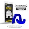 2 Pack Nxtrnd Classic Mouthguard, Custom Fit Sports Mouthpiece for Football, Boxing, MMA, Basketball, Hockey, Lacrosse, Youth & Adult (Blue) view 4