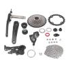 Alomejor 10-Speed Groupset Gear Shift Kit with Shift Rear Derailleur Chain Set for Commuting Travel Road Biking (34T Chainring) view 1