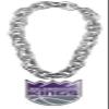 aminco Sacramento Kings Fan Chain, Silver view 1