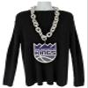 aminco Sacramento Kings Fan Chain, Silver view 2