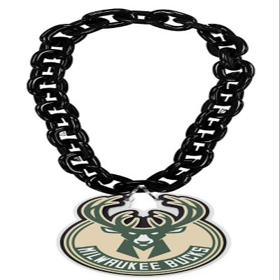 aminco Milwaukee Bucks Fan Chain, Black
